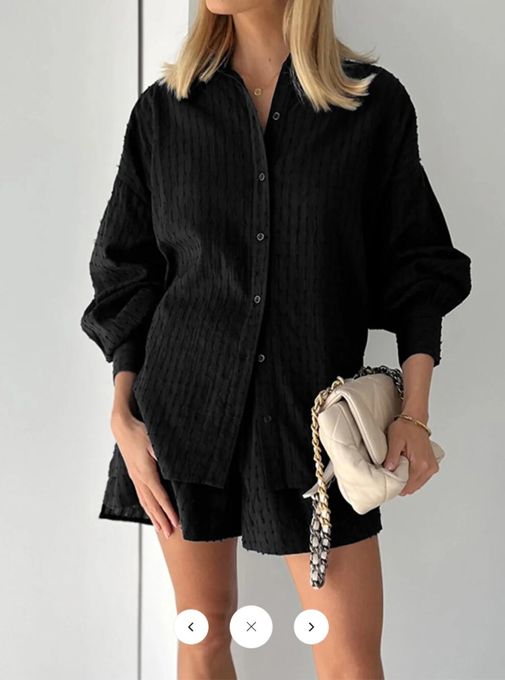 NWT Commense Utility Cover Up Two Piece Shorts Set Sz M